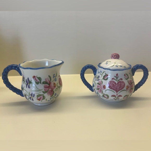 Pamela Silin Palmer Sugar and Creamer Set - Picture 4 of 7